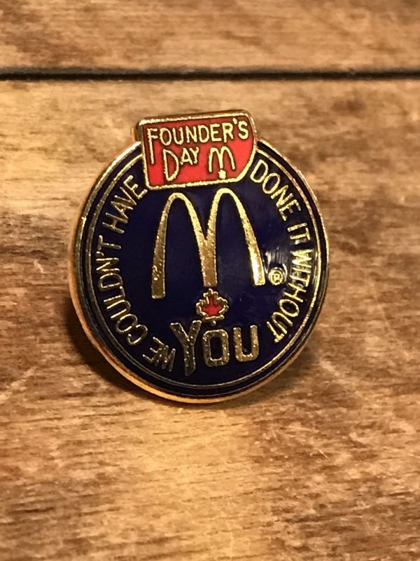 McDonald Metal Pins マクドナルド ビンテージ ピンズ ピンバッジ