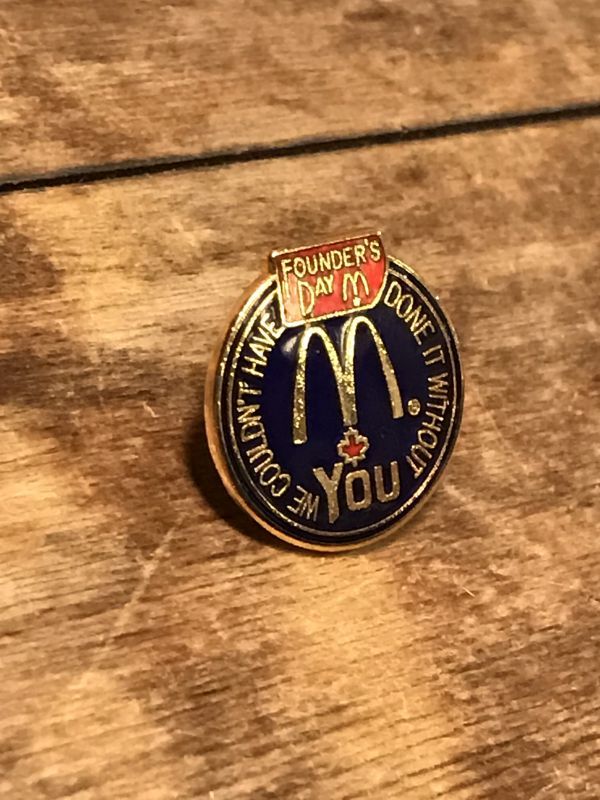 McDonald Metal Pins マクドナルド ビンテージ ピンズ ピンバッジ 