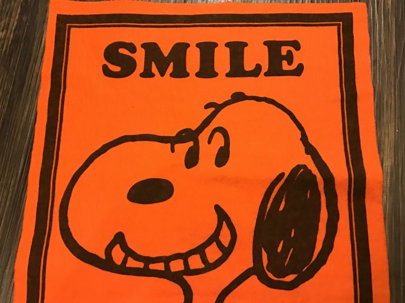 Peanuts Pennant (SNOOPY) ビンテージ スヌーピー ピーナッツ ペナント 