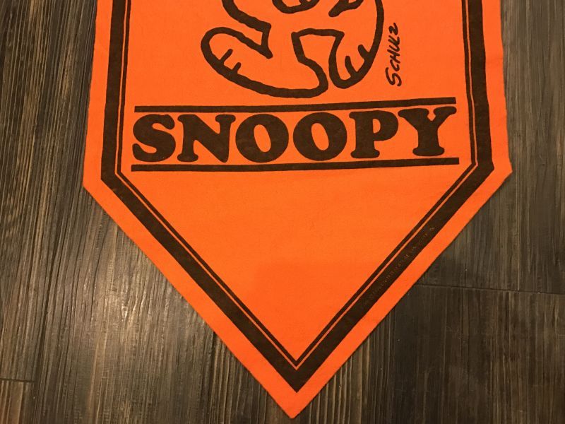 Peanuts Pennant (SNOOPY) ビンテージ スヌーピー ピーナッツ ペナント 