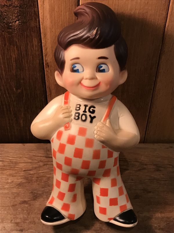 Vintage Big Boy ビンテージ ビッグボーイ ソフビ製 貯金箱 企業物 アドバタイジング 70年代 ヴィンテージ Stimpy Vintage Collectible Toys スティンピー ビンテージ コレクタブル トイズ