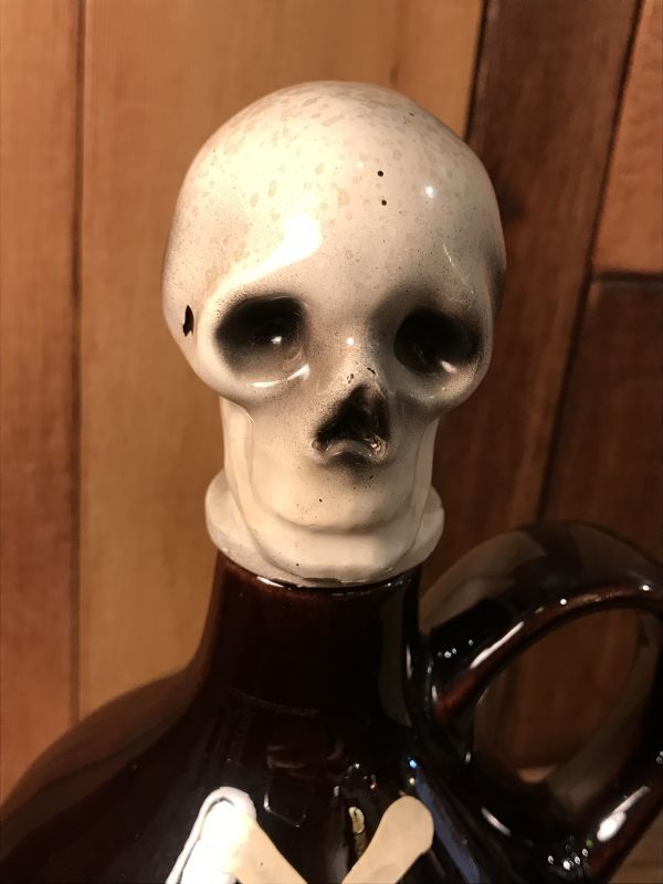 LAY OFF SKULL BOTTLE ビンテージ スカル デキャンタ デカンタ ボトル