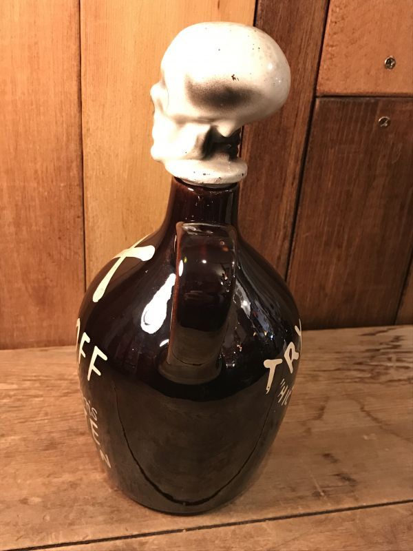 LAY OFF SKULL BOTTLE ビンテージ スカル デキャンタ デカンタ ボトル