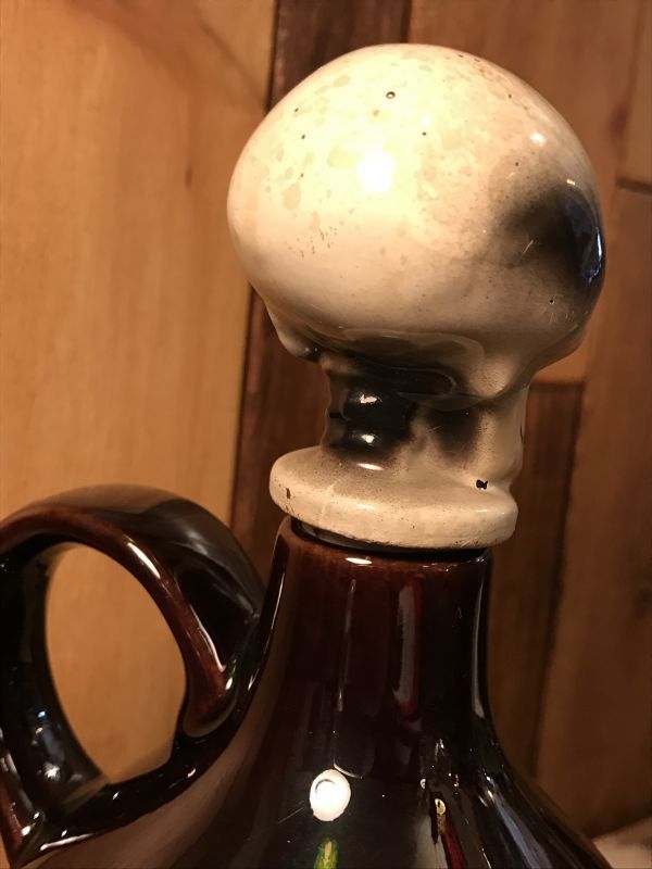 LAY OFF SKULL BOTTLE ビンテージ スカル デキャンタ デカンタ ボトル