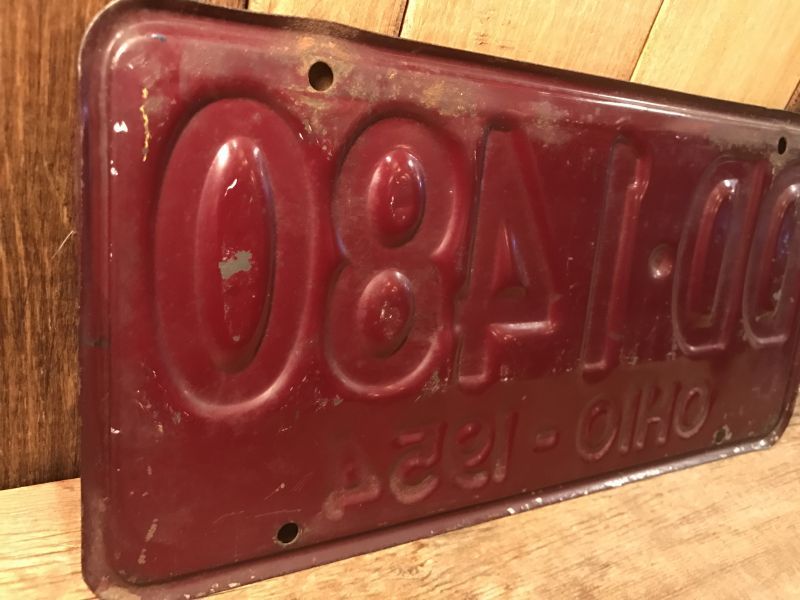 ヴィンテージ　ナンバープレート　グアム　50年前に現地にて購入したもの ヴィンテージ ナンバープレート グアム 50年前に現地にて購入したもの