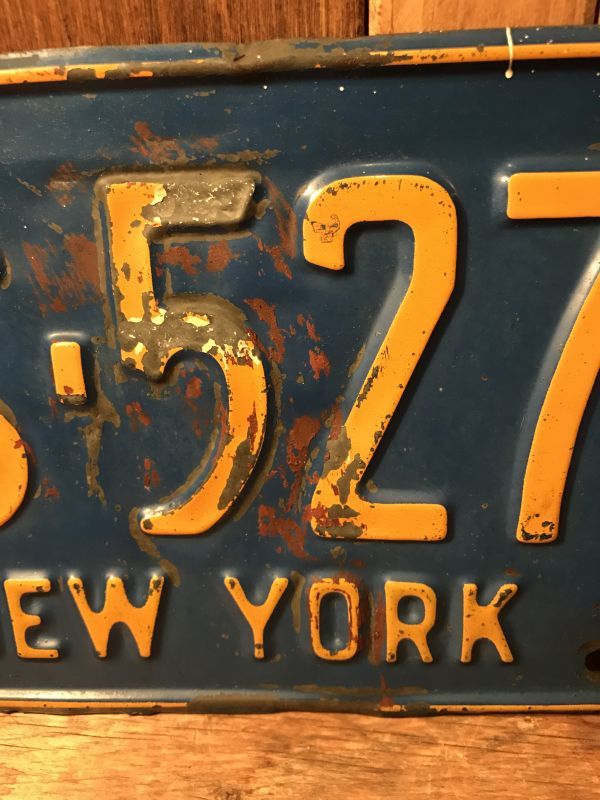 New York Vintage LICENSE PLATES ビンテージ ニューヨーク アメリカ