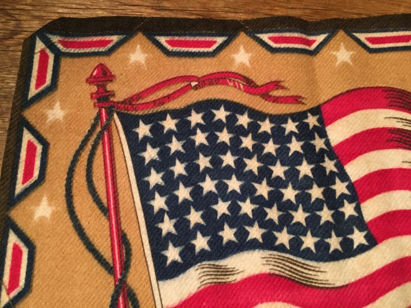 Vintage Tobacco Flag USA 48 Stars ビンテージ タバコ フラッグ