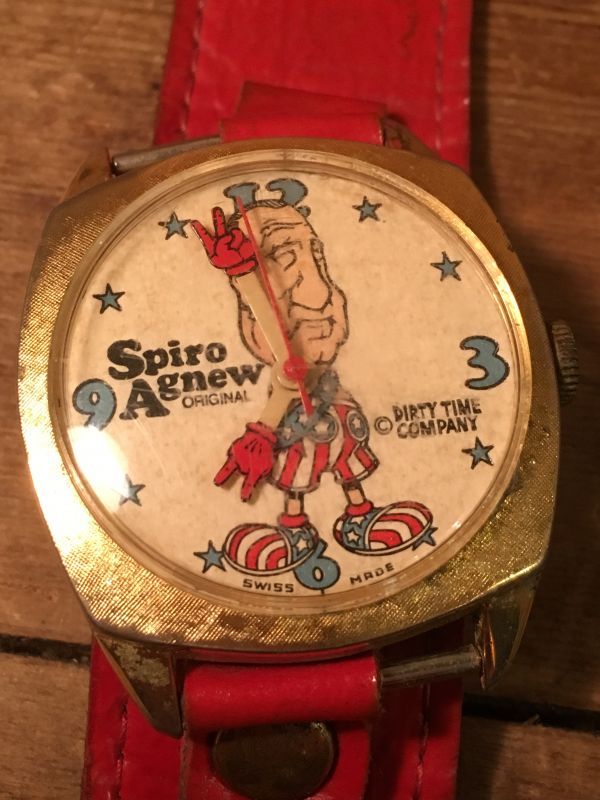 Vintage Spiro T Agnew watches　ビンテージ　アメリカ　副大統領　スピロ・アグニュー　60年代　70年代　ヴィンテージ　腕時計