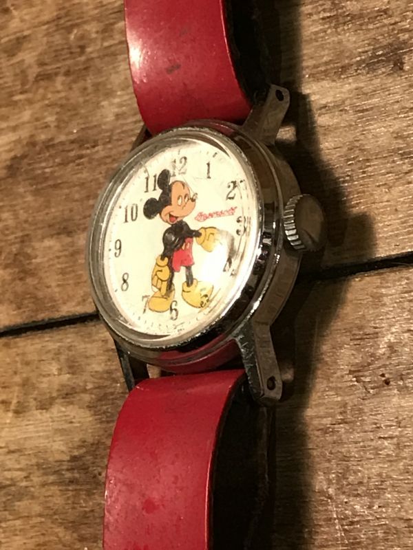ビンテージ　ミッキーマウス　時計　ディズニービンテージ　アンティーク ビンテージ ミッキーマウス 時計 ディズニービンテージ