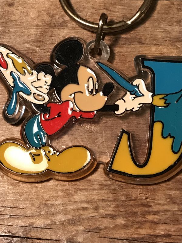 Disney Vintage Mickey Mouse Keychain ビンテージ ディズニー ミッキーマウス キーホルダー 80年代 ヴィンテージ Stimpy Vintage Collectible Toys スティンピー ビンテージ コレクタブル トイズ
