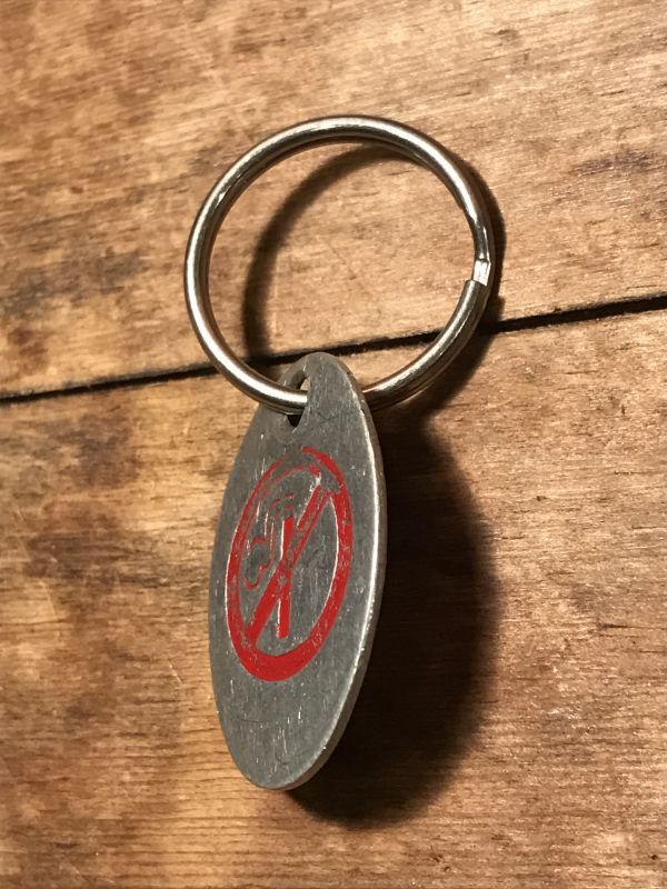 Vintage Metal Keychain ビンテージ キーホルダー キーチェーン 禁煙
