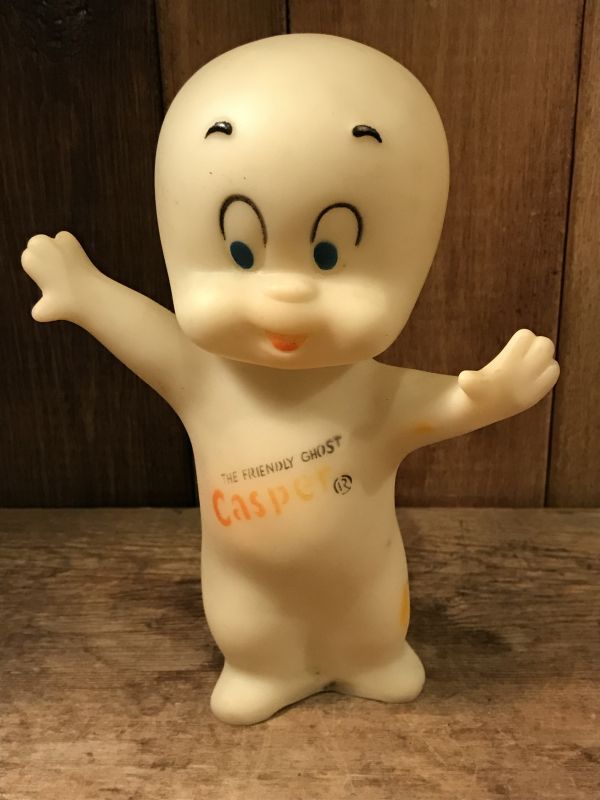 Casper Vinyl Figure ビンテージ キャスパー ソフビ フィギュア カートゥーン 70年代 ヴィンテージ Vintage Stimpy Vintage Collectible Toys スティンピー ビンテージ コレクタブル トイズ
