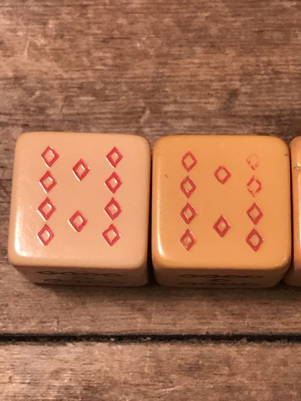 完成品 ヴィンテージ☆ポーカーゲームダイス／Real Hide England | www
