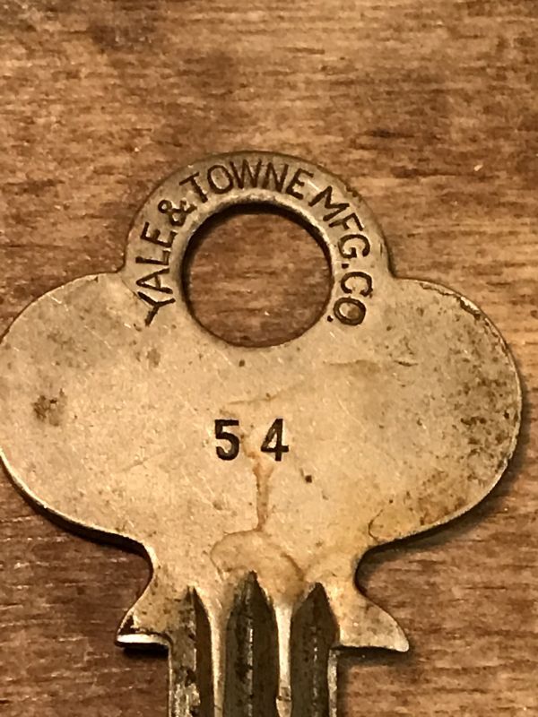 Yale & Towne MFG. Co Key ビンテージ キー 鍵 カギ イエール 50年代 