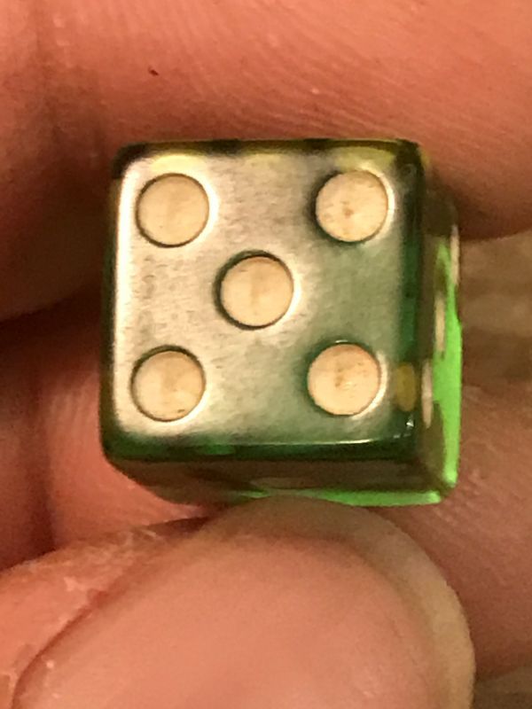 Bakelite Dice ビンテージ ダイス サイコロ ベークライト カジノ 50