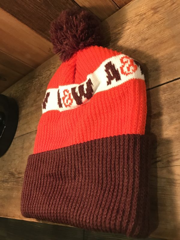 A&W Knit Hat ビンテージ ニット帽子 A&W ファーストフード 