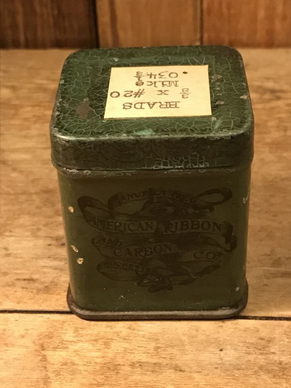 Eagle Brand American ribbon & carbon co Tin Can ビンテージ 缶