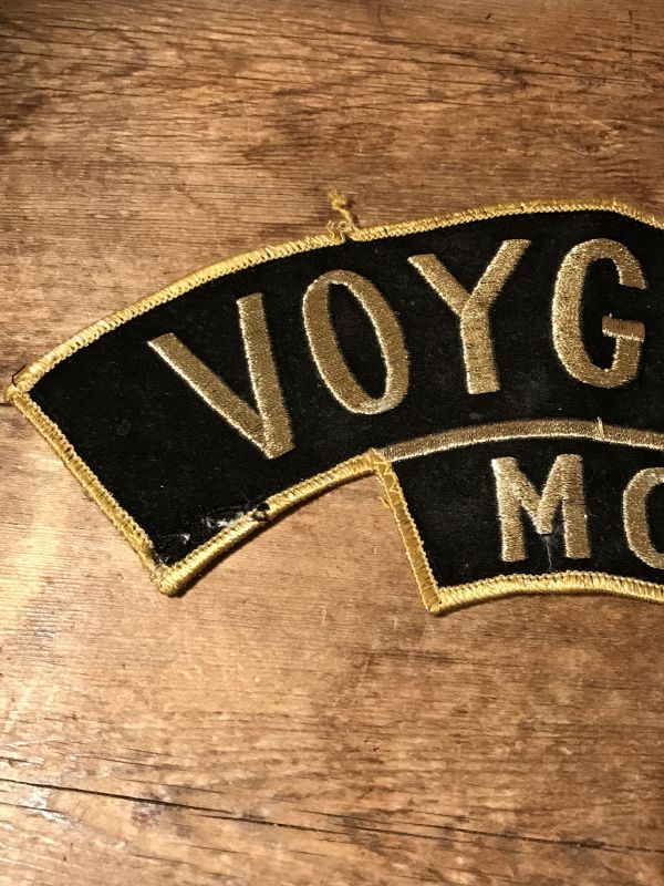 Voyger's MC Patch ビンテージ モーターサイクル ワッペン ビッグパッチ 70年代 ヴィンテージ vintage - STIMPY( Vintage Collectible Toys）スティンピー(ビンテージ コレクタブル トイズ）