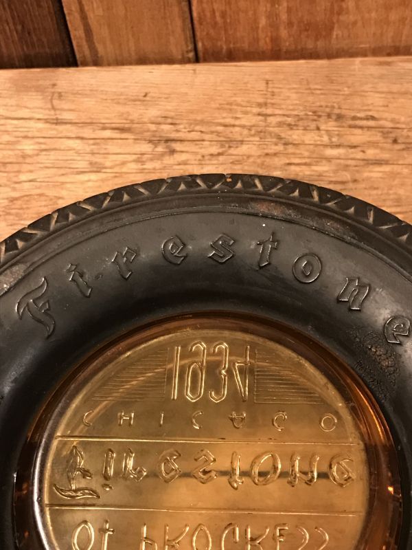 Firestone Rubber Tire Ashtray ビンテージ ファイヤーストーン タイヤ