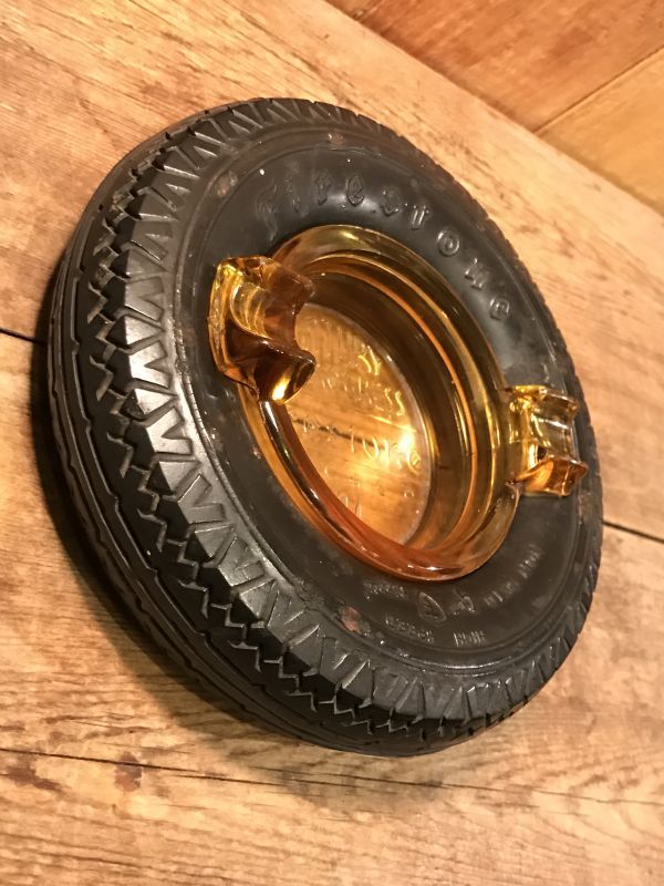 Firestone Rubber Tire Ashtray ビンテージ ファイヤーストーン タイヤ