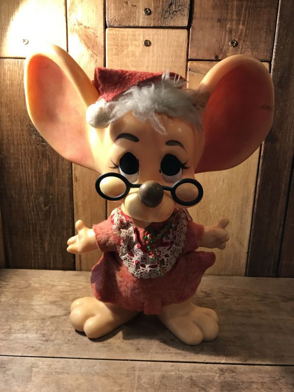 Roy Des of Florida Country Mouse Christmas bank　フロリダマウス　ビンテージ　バンク　トッポジージョ　 貯金箱　70年代　フィギュア　ヴィンテージ　vintage