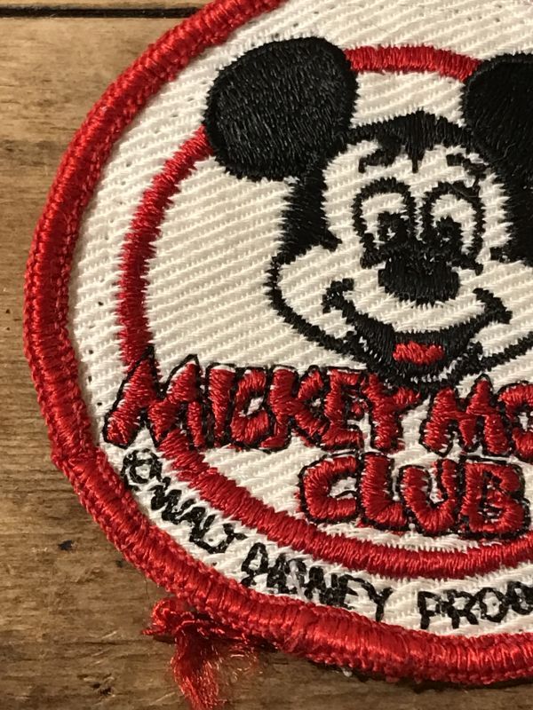 Mickey Mouse Club Patch ミッキーマウスクラブ ビンテージ ワッペン