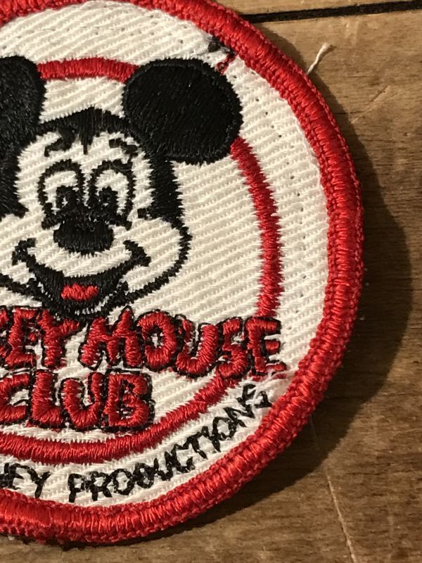 Mickey Mouse Club Patch ミッキーマウスクラブ ビンテージ ワッペン 