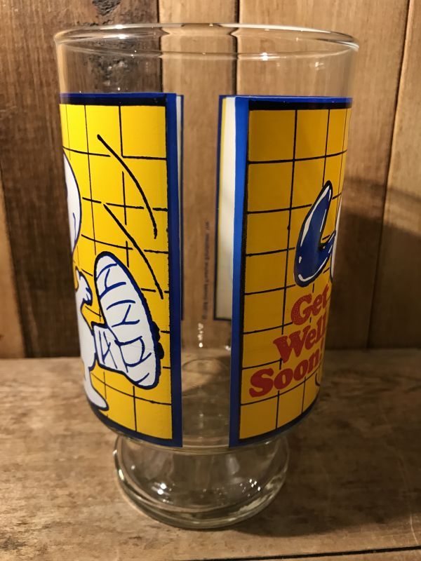 Snoopy Peanuts Big Glass スヌーピー ビンテージ グラス ピーナッツ コップ 70年代 ヴィンテージ Vintage Stimpy Vintage Collectible Toys スティンピー ビンテージ コレクタブル トイズ