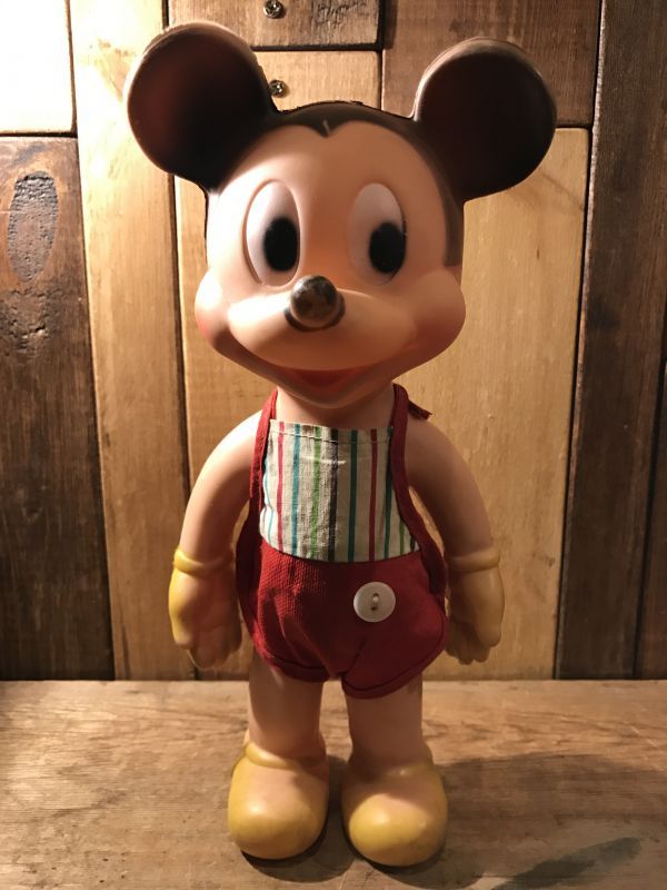 Disney Mickey Mouse Sun Rubber Doll ミッキーマウス ビンテージ