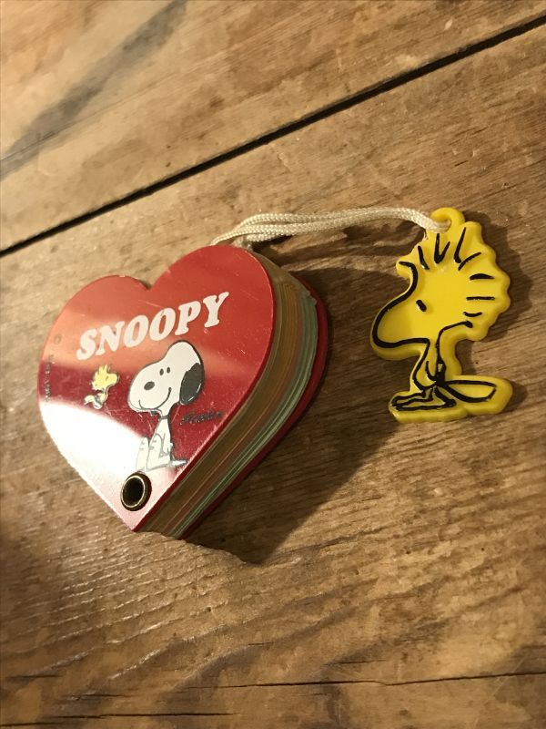ピーナッツ SNOOPY スヌーピー メタルピンバッチ ヴィンテージ ライダース Snoopy Peanuts Mini Note スヌーピー ビンテージ メモ帳 80年代