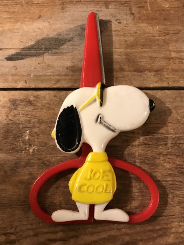 Snoopy Peanuts Scissors スヌーピー ビンテージ はさみ 70年代 ピーナッツ ジョークール ヴィンテージ Vintage Stimpy Vintage Collectible Toys スティンピー ビンテージ コレクタブル トイズ