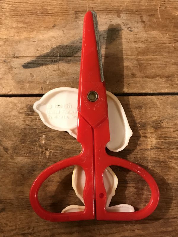 Snoopy Peanuts Scissors スヌーピー ビンテージ はさみ 70年代 ピーナッツ ジョークール ヴィンテージ Vintage Stimpy Vintage Collectible Toys スティンピー ビンテージ コレクタブル トイズ