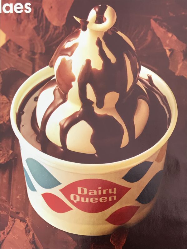 Dairy Queen Sundae Display Poster デイリークイーン ビンテージ