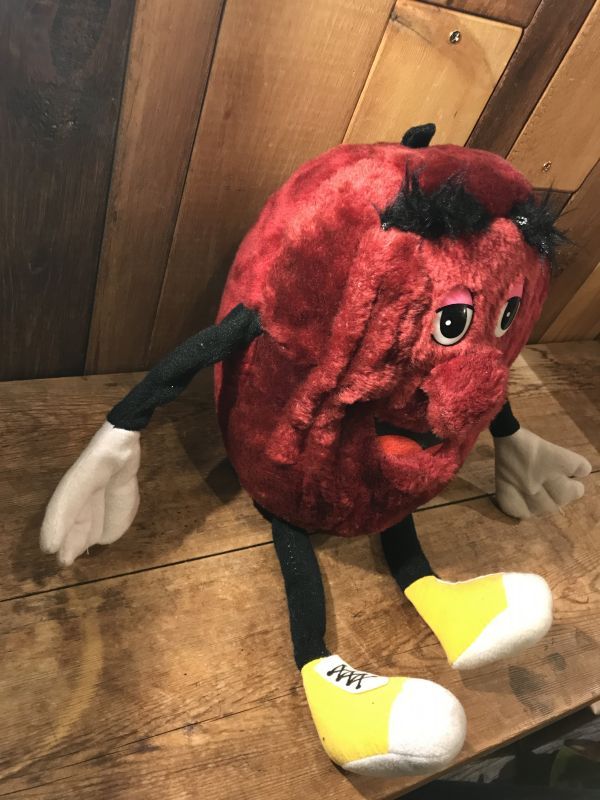 The California Raisins Plush Doll カリフォルニアレーズンズ ビンテージ プラッシュドール ぬいぐるみ  80年代｜Advertising Character(企業系キャラクター)-California Raisins(カリフォルニア レーズン)系｜STIMPY(Vintage Collectible Toys）スティンピー(ビンテージ 
