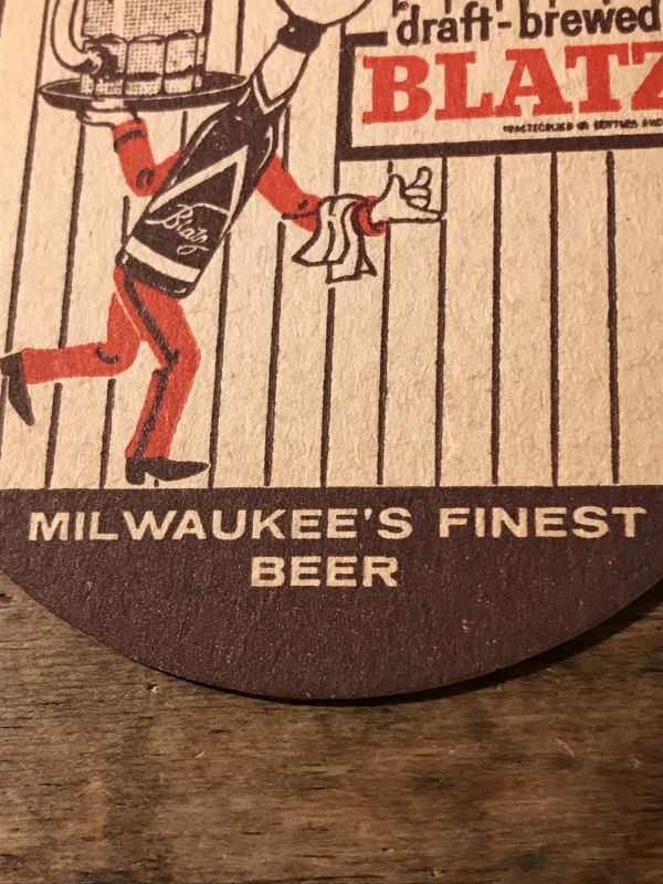 Blatz Beer Coaster ブラッツビール ビンテージ コースター 