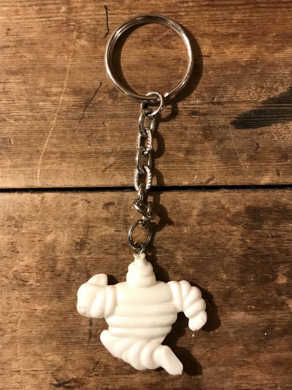 Michelin Man Keychain ミシュラン ビンテージ キーホルダー ビバンダム アドバタイジング 70年代 企業キャラクター ヴィンテージ Vintage Stimpy Vintage Collectible Toys スティンピー ビンテージ コレクタブル トイズ