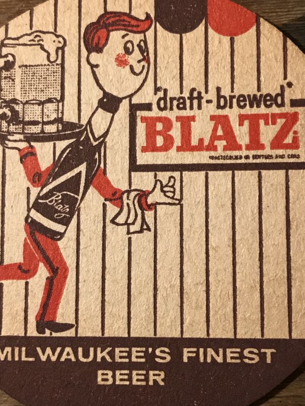 Blatz Beer Coaster ブラッツビール ビンテージ コースター 