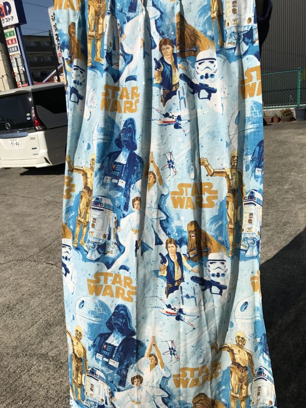 Star Wars Curtain Set スターウォーズ ビンテージ 70年代 カーテン