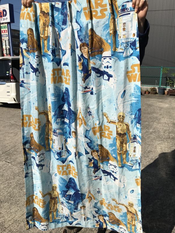 Star Wars Curtain Set スターウォーズ ビンテージ 70年代 カーテン