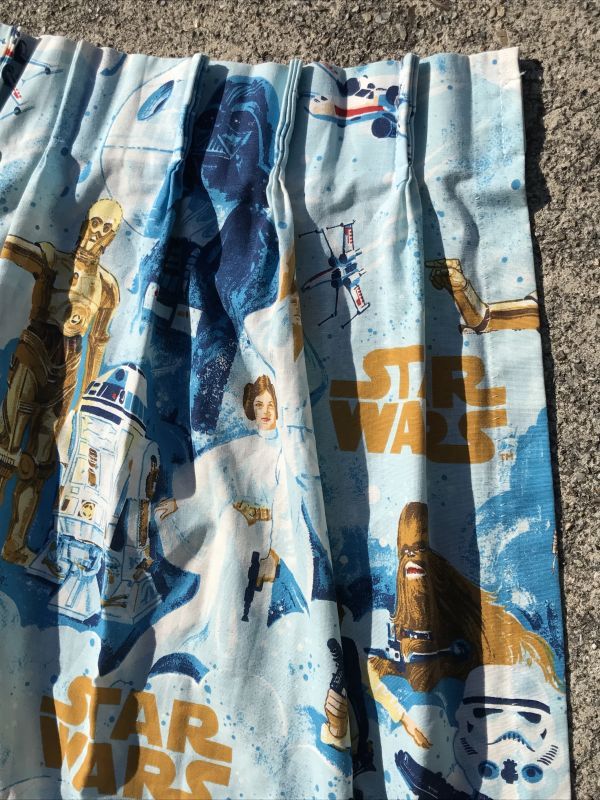 Star Wars Curtain Set スターウォーズ ビンテージ 70年代 カーテン