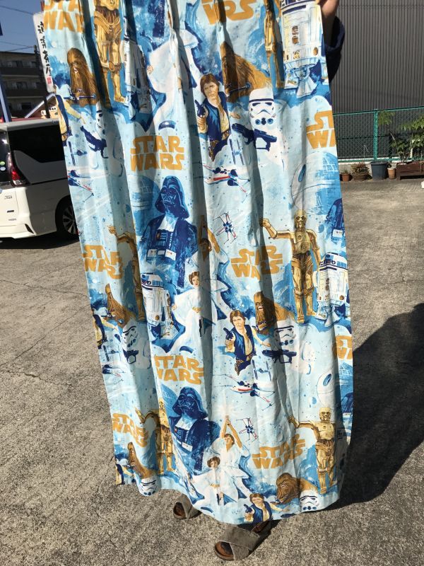 Star Wars Curtain Set スターウォーズ ビンテージ 70年代 カーテン