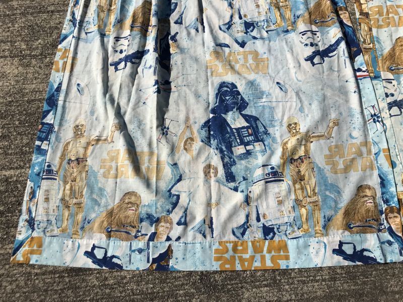Star Wars Curtain Set スターウォーズ ビンテージ 70年代 カーテン