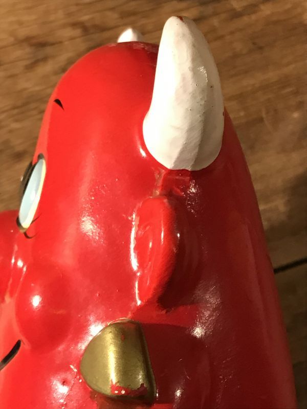 Red Devil Message Ceramic Bank レッドデビル ビンテージ