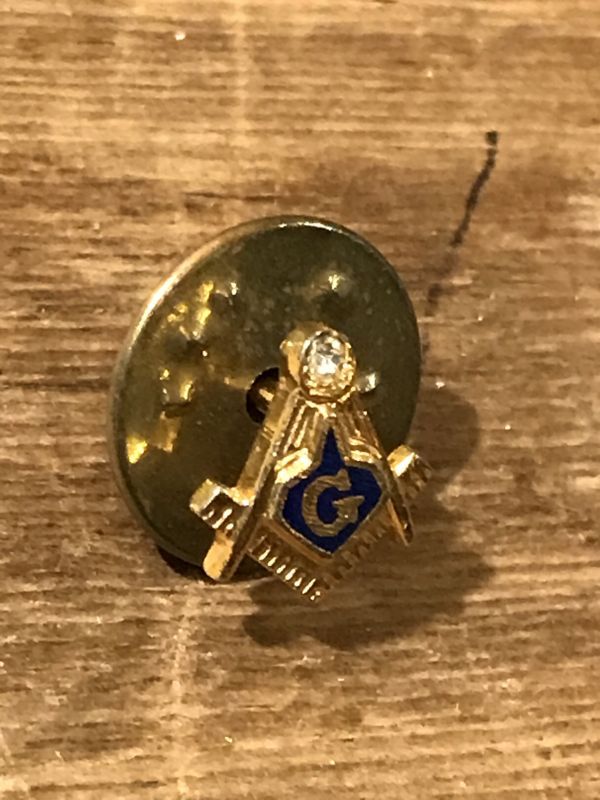 Freemasonry Pin Badge フリーメーソン ビンテージ ピンバッジ 90年代