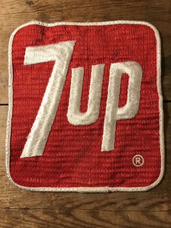 7up Patch セブンアップ ビンテージ ワッペン 60年代 パッチ 刺繍 