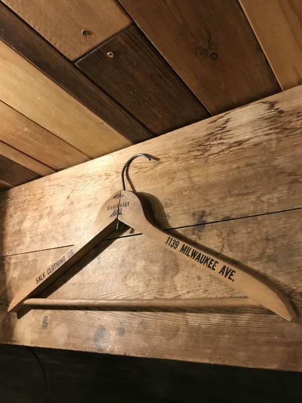 Advertising Wooden Hanger ハンガー アンティーク ウッド