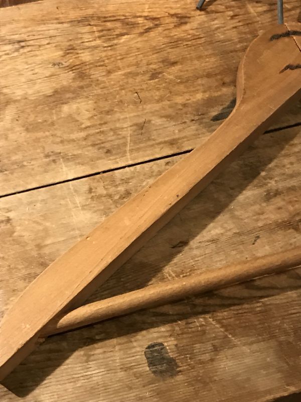 Advertising Wooden Hanger ハンガー アンティーク ウッド
