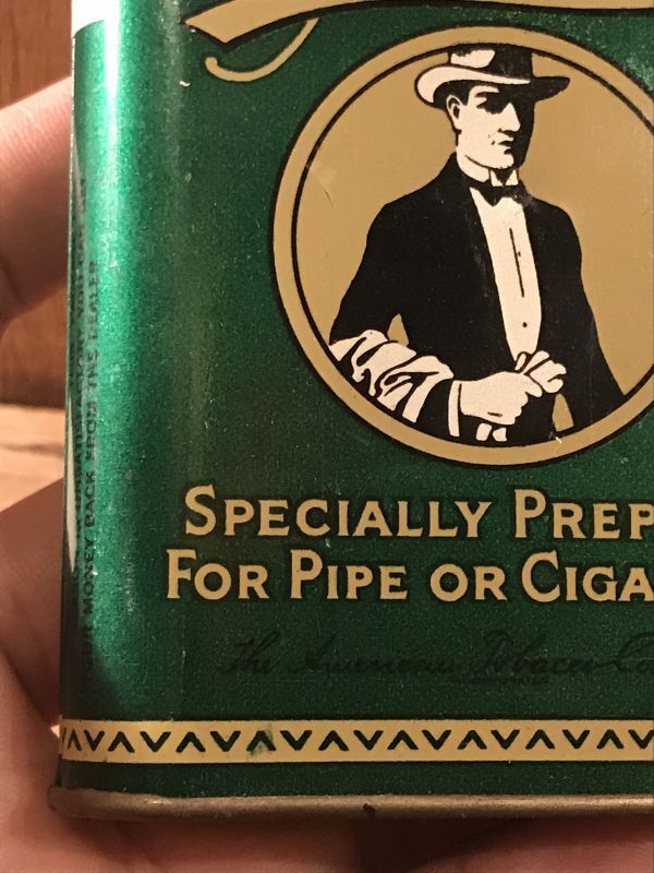 希少品！40s〜50s タバコ缶　アメリカンアンティーク　USAヴィンテージ雑貨