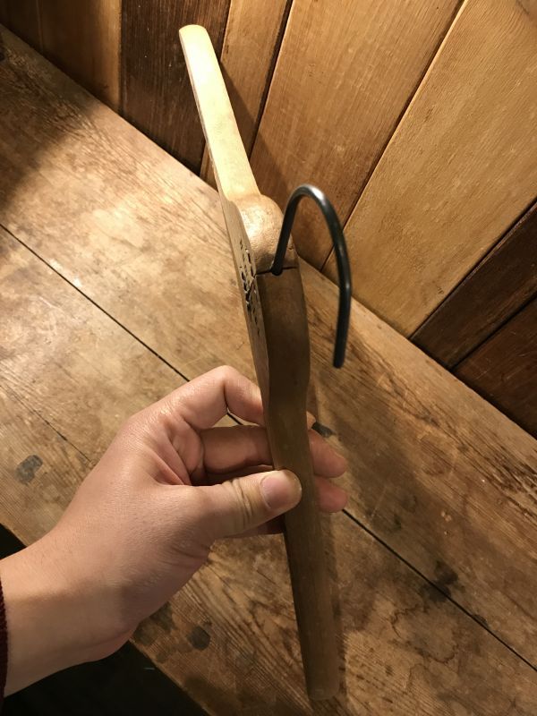 Advertising Wooden Hanger ハンガー アンティーク ウッド