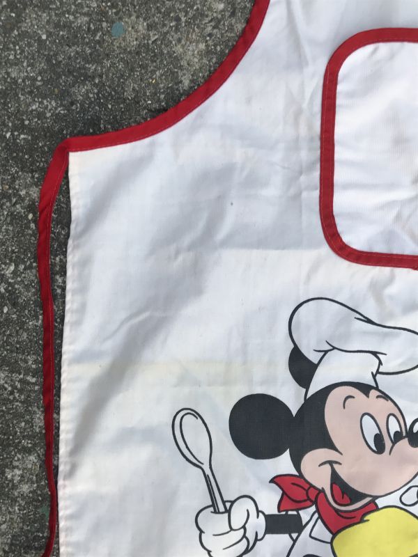 Disney Mickey & Minnie Mouse Kitchen Apron ミッキーマウス ミニー
